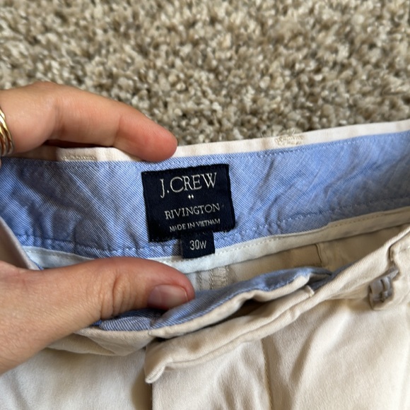 J. Crew Rivington cream shorts size 30W - Picture 2 of 4